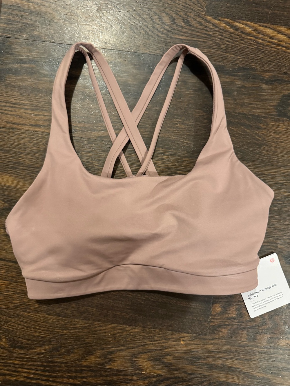 lululemon athletica Crossback Sports Bra - Dusty Rose